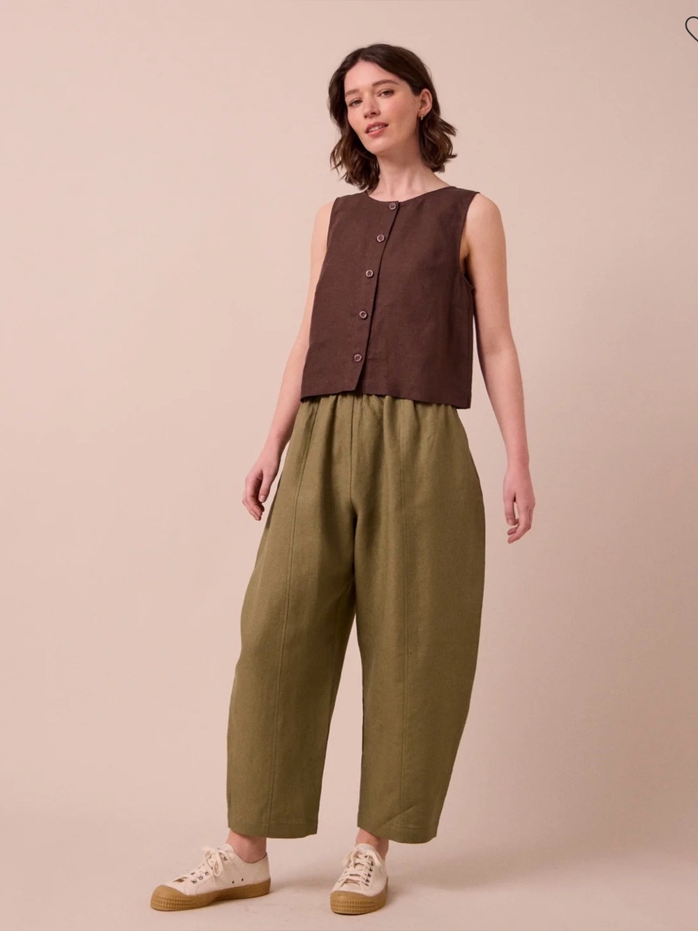 Beyond Nine Linen Mabel Trousers